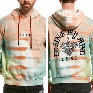 Eleven Paris Cotton Tie Dye Losing My Mind Graphic Hoodie Size XXL